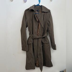 H&M trench coat size 8 EUC